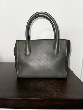 A New Day Olive Green Structured Satchel Handbag – Dark Olive